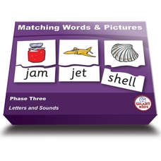 SMART KIDS Matching Words & Pictures - Phase 3